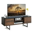 thumbnail image 1 of Costway TV Stand Entertainment Media Console w/ 2 Cabinets & Adjustable Shelf, 1 of 10
