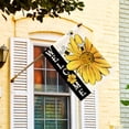 thumbnail image 2 of Spring Summer Bee Sunflower House Flag 28x40 Inch Double Sided, Welcome Holiday Yard Outdoor Decoration, 2 of 6