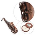 thumbnail image 4 of Saxofón Profesional Red Bend Bronce Eb E-flat Alto saxofón Abulón Shell Dominante Patrón Carve con el Caso Guantes Paño de Limpieza Correas Cepillo Irfora Saxofón, 4 of 7