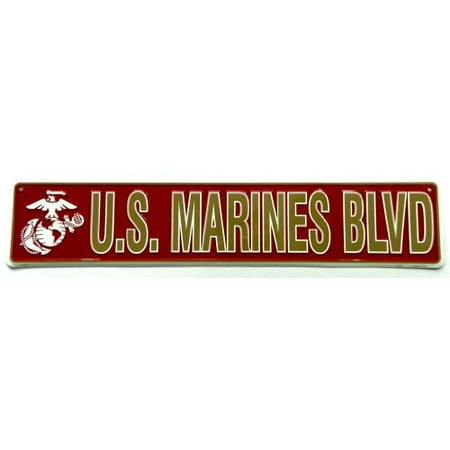 - U.S. Marines Blvd Street Sign Usmc Semper Fi Officially Licensed Military Product