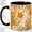 Black, variant on White Duck Floral Sunburst Coffee Mug, White Duck Mug, Morning Tea Cup for Home, Bird Face with Orange Beak and Daisy Flowers, Retro Farm Pond Art, Cottage Kitchen Decor, Pond Lover