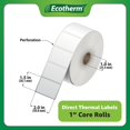 thumbnail image 2 of Etiquetas térmicas Ecotherm de 2 x 1.5 pulgadas, 4 rollos, 5280 etiquetas Zebra, 2 of 7
