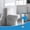 blue#0, variant on Toilet Fill Valve Adjustable Height 18-28cm | Universal Plastic Blue Replacement for Split-Type Tank | Water Inlet Control, Leak-Resistant, Easy Install | 1/2" Standard Interface | Blister Pack