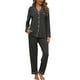 thumbnail image 1 of Conjunto de pijama ZMJ, camisa de manga larga y pantalones de pijama para mujer, 1 of 7
