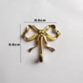 thumbnail image 2 of Bow Hook Single Hanger Gold Coat Hooks Bow Shaped Wall Hook Wall Hanging Coat Hook Bathroom Wall Gold brass, 2 of 5