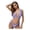 Purple, variant on Viikei Bikini Set Swimwear for Women Plus Size Summer 2 Piece Concise Beachwear Swimsuit
