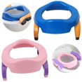 thumbnail image 3 of Orinal De Viaje Para Bebé, Asiento De Inodoro De Entrenamiento, Duradero, Cómodo Con Almohadilla Absorbente, Orinal De Entrenamiento, Sillas De Inodoro Para Niños Guardurnaity BA001515-01, 3 of 6