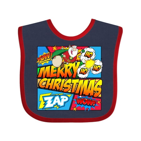 

Inktastic Christmas Comic Book Gift Baby Boy or Baby Girl Bib