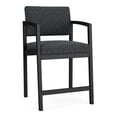 thumbnail image 1 of Lenox Steel Reception Waiting Room Hip Chair / Black Steel / Dark Gray, 1 of 5