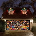 thumbnail image 3 of REK Halloween Garage Banner Weird Decorations Terrifying Atmosphere And Spine Design Create An Ominous Atmosphere That Is Perfect For Both And Pranksters, 3 of 6