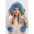 thumbnail image 2 of LinYooLi Warm Fuzzy Hats for Women Soft Thick Cute Bearies Trendy Slouchy Cap for Winter Fall Spring, 2 of 4