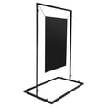 thumbnail image 3 of ToppiJoy Wedding Sign Stand with Chalkboard Surface, Black Iron Frame, Perfect for Guest Sign-In, Menu Display, Event Arrangements, Easy Assembly, Modern Design for Weddings & Parties, 3 of 11