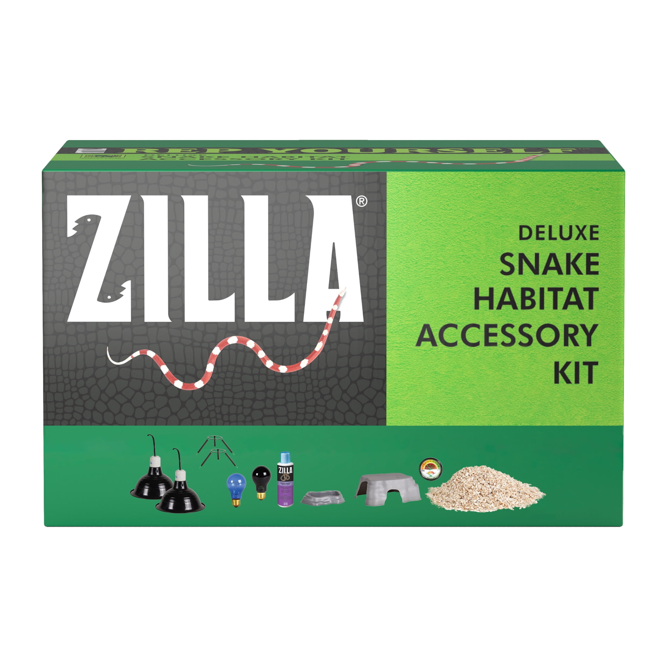 Zilla Deluxe Snake Kit Zilla Snake Habitat Accessory Kit