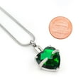 thumbnail image 4 of Cremation Urn Neckalce for Human Ashes May Birthstone Crystal Heart Heart Memorial Keepsake Jewelry with Free Funnel Kit and Velvet Jewelry Box (May), 4 of 7