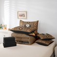 thumbnail image 6 of jejeloiu Retro Bull Skull 7-Piece Twin Bedding Sets,Rustic Western Aztec Bedding Comforter Set,Bohemian Geometric Rhombus Sheet Sets For Boys Kids,Microfiber Bedroom Decor Reversible, 6 of 8