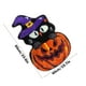 thumbnail image 3 of Alfombra de Imitación de Cachemira con Diseño de Gatos, Calabazas y Fantasmas para Halloween | Tapete Absorbente Antideslizante para Baño de 40 X 60 Cm (15,7 X 23,6 Pulgadas), 3 of 6