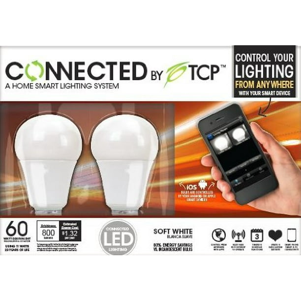 TCP Connected Smart LED Light Bulb Starter Kit - Gateway ...