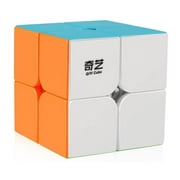 QIDI 2x2 Cube - QiYi Puzzle Cube with Stickers - Speedy (Stickerless)