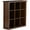 Russet Brown, variant on Pemberly Row Transitional Wood  9 Cube Bookcase and Unit in Gray