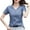 Light Blue1, variant on yillto Womens V Neck Shirts Cotton Short Sleeve Plain Tunic Tops Basic Summer Tshirts Clothes