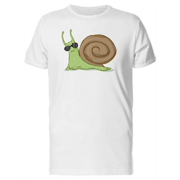 Cool Snail In Sunglasses T-Shirt Men -Image by Shutterstock, Male Large