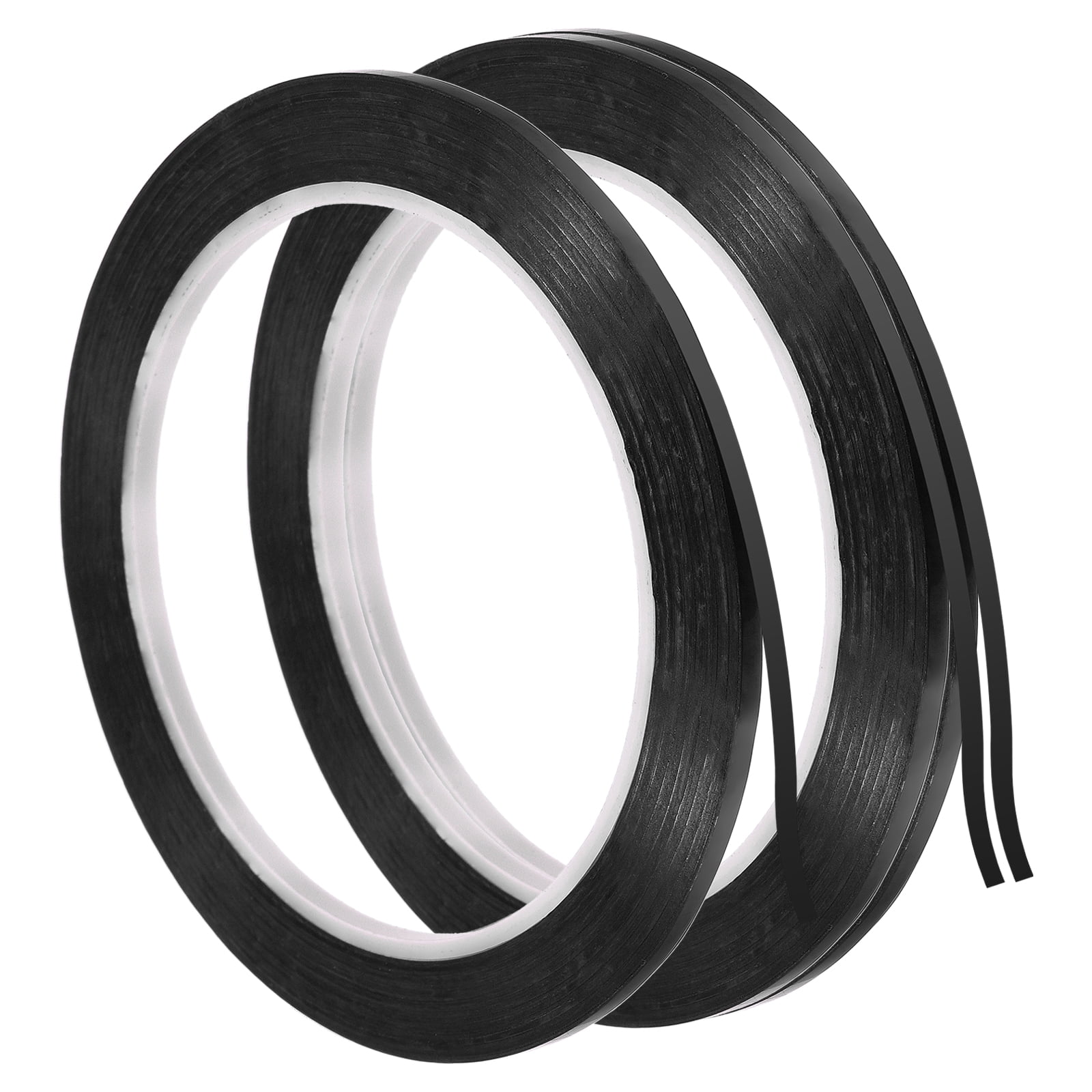 1/8" x 72 Yards Whiteboard Tape, 3 Pack Thin Dry Erase Tape, Black