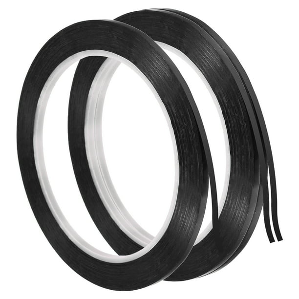 1/8" x 72 Yards Whiteboard Tape, 3 Pack Thin Dry Erase Tape, Black