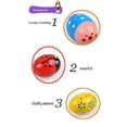 thumbnail image 6 of Set of 6 - 5PCS Adorable Wooden Egg Maracas Musical Colorful Percussion Easter Egg Shakers(Assorted Color) & 1 PCS Mini Wooden Ball Musical Instruments Maracas(Random Color), 6 of 7