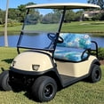 thumbnail image 2 of HUAICONG Tropical Leaves White Flowers Machine Washable Golf Cart Seat Covers Kit for Sports Summer, Golf Cart Seat Covers 2 Piece Universal Fit, 2 of 7