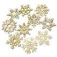 thumbnail image 2 of XZNGL Led Lights Rear Bike Light 10Pcs Assorted Wooden Snowflake Xmas Wedding Tree Hanging Ornament Decor Sturdy, 2 of 4