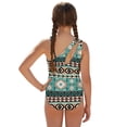 thumbnail image 2 of Whosucclay Native Star Girls Swimwear One Piece, Polyester Material Cute Padded Girls Swimsuit for Swimming, 17-18 Years Old, 2 of 10