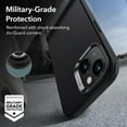 thumbnail image 5 of Pour iPhone 16 Pro Max Étui avec Support, Compatible avec MagSafe, Étui Magnétique pour iPhone 16 Pro Max, Support Flickstand Entièrement Ajustable, Protection de Qualité Militaire, Série Boost, Transparent, Noir, 5 of 5