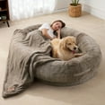 thumbnail image 2 of Large Pet Bed Dog Bed For Humans Size Fits You And Pets, Sleeping Dog Nest, 2 of 4