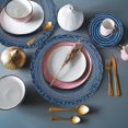 thumbnail image 4 of New Table Place Mats Set Of 8, Round Braided Woven Placemats,38cm Table Mats, Non Slip Washable Place Ma, 4 of 4