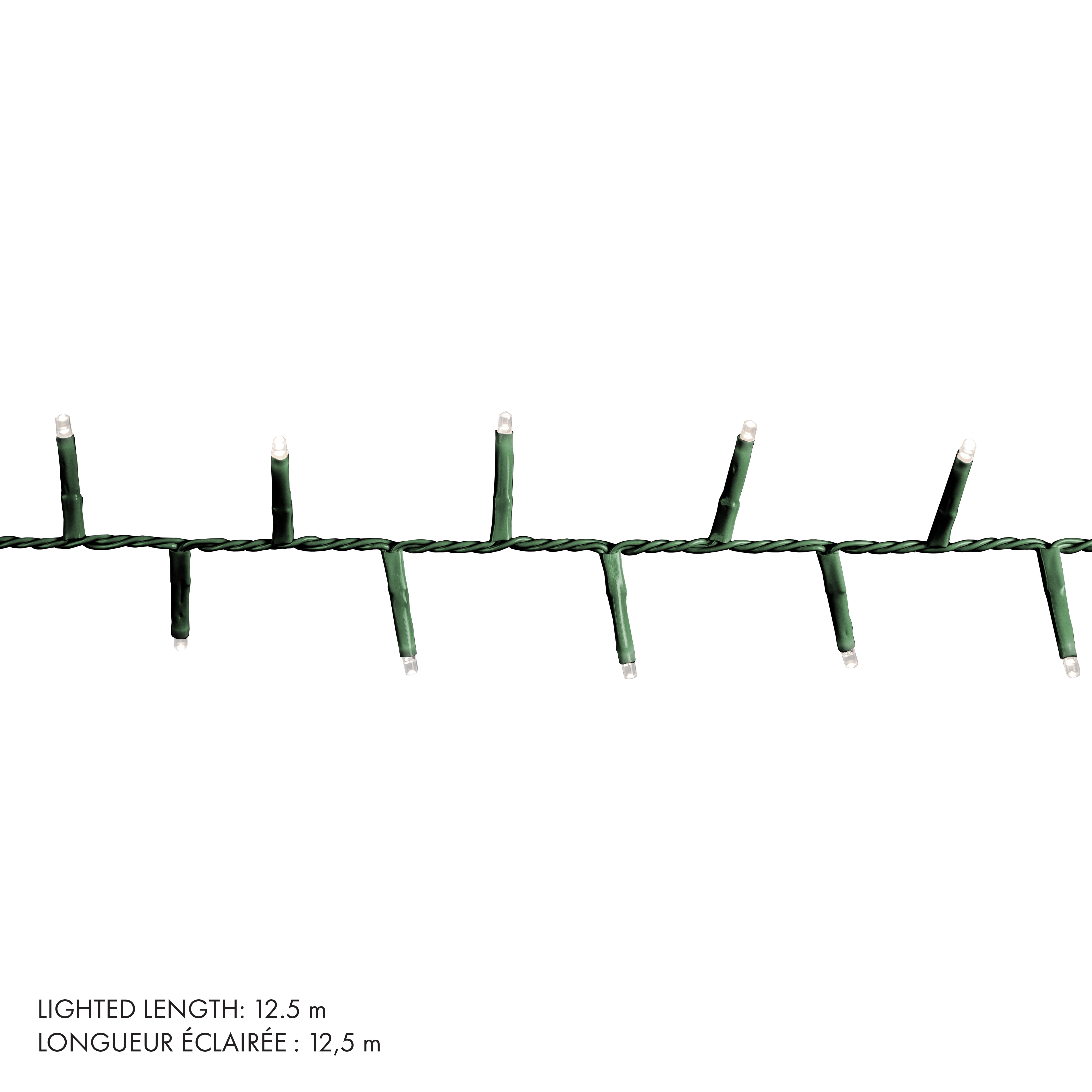 Danson Décor 500CT LED Plug In Lights, Warm White/ Pure White