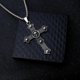 thumbnail image 2 of New Accessories Titanium Steel Cross-Shaped Pendant Personality Retro Necklace Trendy Men Stainless Steel Cross Shelf Necklace Pendant, 2 of 5