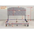 thumbnail image 3 of Upholstered Platform Bed Frame, 3 of 9