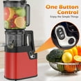 thumbnail image 3 of Máquina Exprimidora de Prensado en Frío, Exprimidor de Masticación Lenta de 250W con Conducto de Alimentación de 4.2" de Ancho, para Frutas y Verduras Enteras, Alto Rendimiento de Jugo, Motor Silenci, 3 of 6