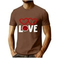 thumbnail image 2 of Tops para hombre, blusas y camisas de cuello redondo y manga corta para hombre, camisetas deportivas informales con estampados a la moda para hombre, blusas de cuello redondo y manga corta, blusas de, 2 of 5