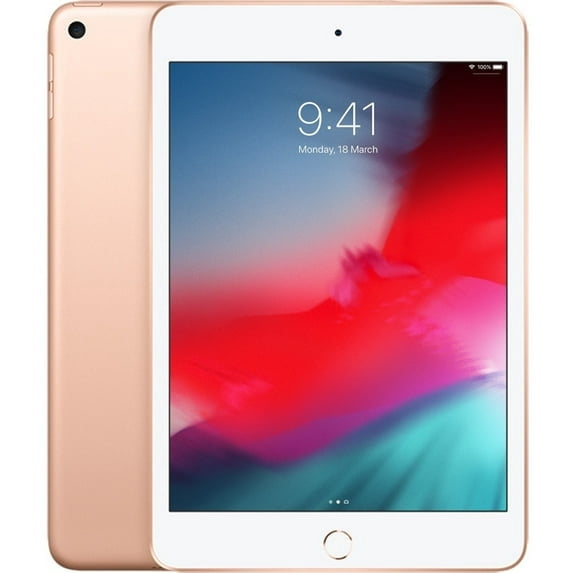 Restored Apple 7.9-inch iPad Mini (5th Generation) Tablet, Wi-Fi Only, 64 GB Storage, iOS 12 - Gold (Refurbished)