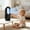 Black, variant on Leeye Bladeless Tower Fan, 6-Speed Portable Quiet Oscillating Fan with Lighting, USB Rechargeable Standing Fan for Home Bedroom Office, Black A,