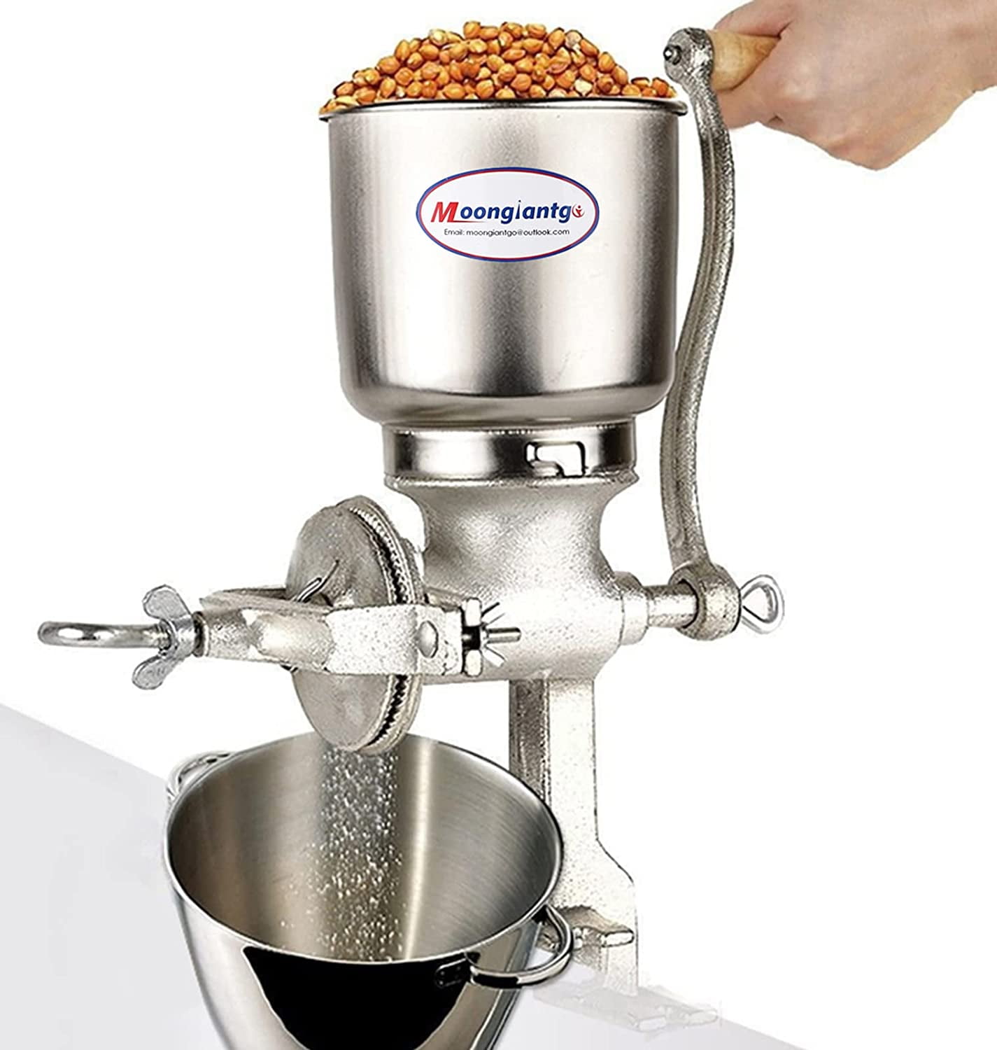 Portable Stainless Steel Hand Crank Coffee Grinder Mini Food Mill - China Hand  Grinder and Kitchen Machine price