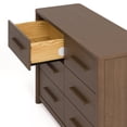 thumbnail image 4 of Art of Nursery by Storkcraft Malta 6 Drawer Dresser - Hazelnut, 4 of 12