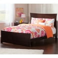 thumbnail image 2 of Atlantic Furniture Portland Queen Traditional Bed with Matching Foot Board in Espresso, 2 of 8