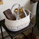 thumbnail image 1 of Uuiauoio Diaper Caddy Organizer Cotton Rope Basket Boho Nursery Decor Cute Woven Tassel Portable Diaper Organizer for Changing Table Baby Shower Gifts for Newborn Essentials, 1 of 6