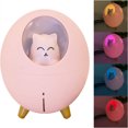 thumbnail image 1 of BEMS-pcs Mini humidificador de aire de 220 ml, humidificador silencioso con luces LED, 1 of 5