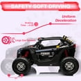 thumbnail image 2 of Eastvita 24V 2-Seater UTV Ride-On Car for Kids, 4WD, 4x75W Motors, Leather Seats, Music, Lights, 2 of 6