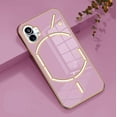 thumbnail image 2 of Compatible with Nothing Phone 2 Case for Women, Ultra Soft Nothing Phone 2 Cases Slim Shockproof Cute Plating Electroplate Phone Case TPU Bumper Protective Case (Purple), 2 of 13