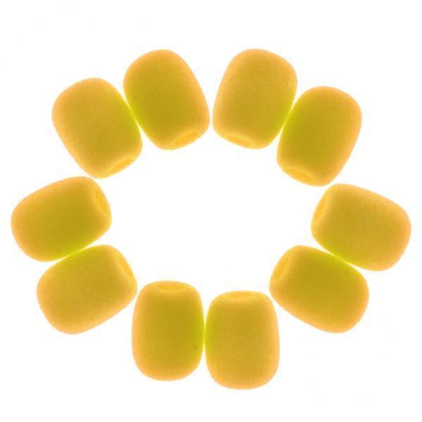 2x 10 Piezas de Esponjas de Micrófono de de Solapa Pequeña, de Cubierta de 28 *22 X 8 Mm Hugo Esponja de micrófono