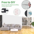 thumbnail image 5 of Innens 3D Foam Tile Wall Sticker Self-adhesive Waterproof PE Foam Wallpaper,White, 5 of 5